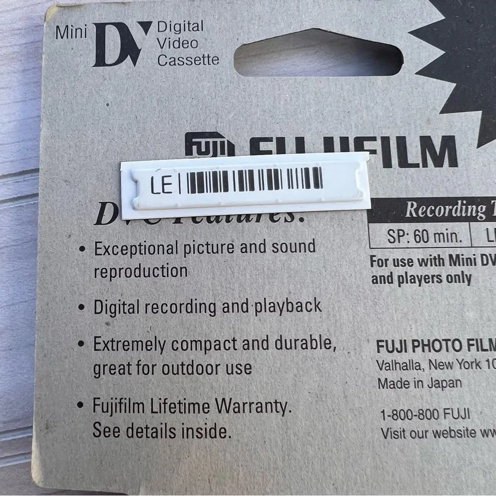 New Sealed FujiFilm DVC Cassette Mini Tape